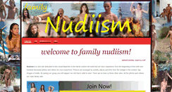 Desktop Screenshot of nudiism.com